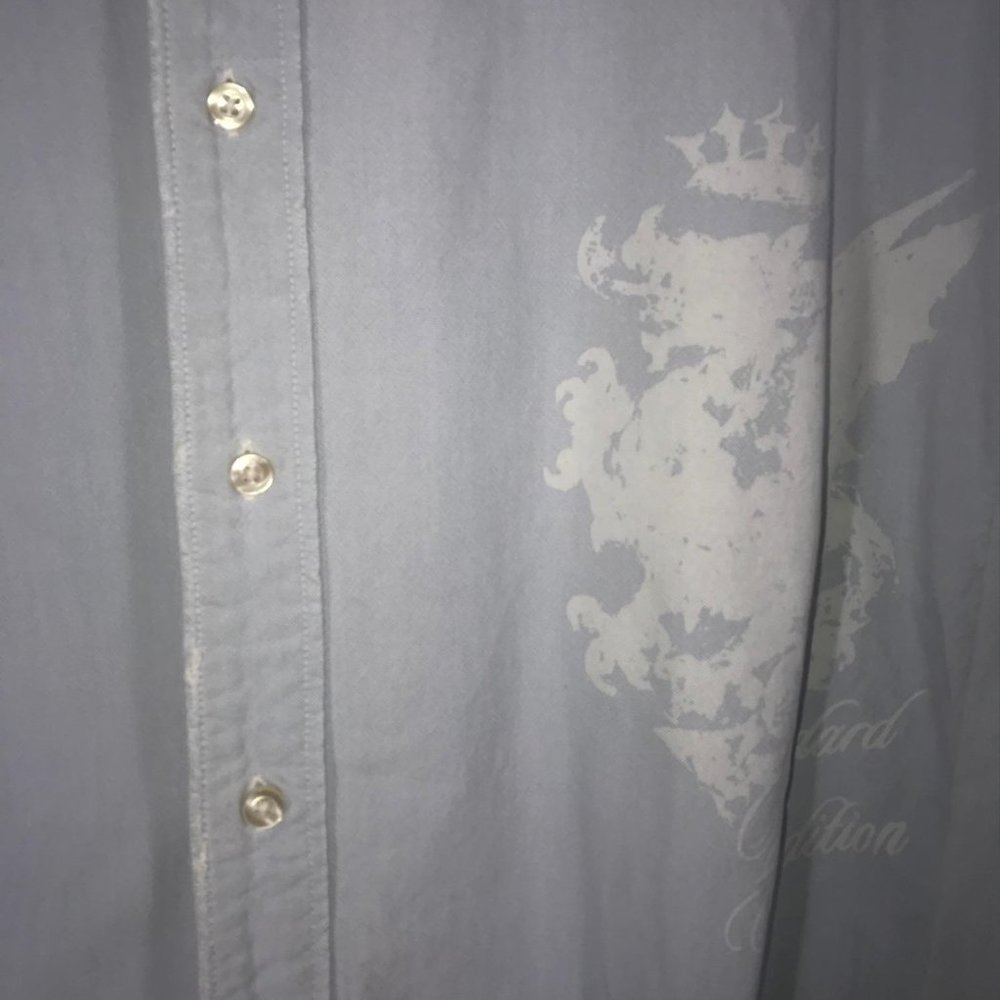 American Eagle Light Blue Button Down - image 3